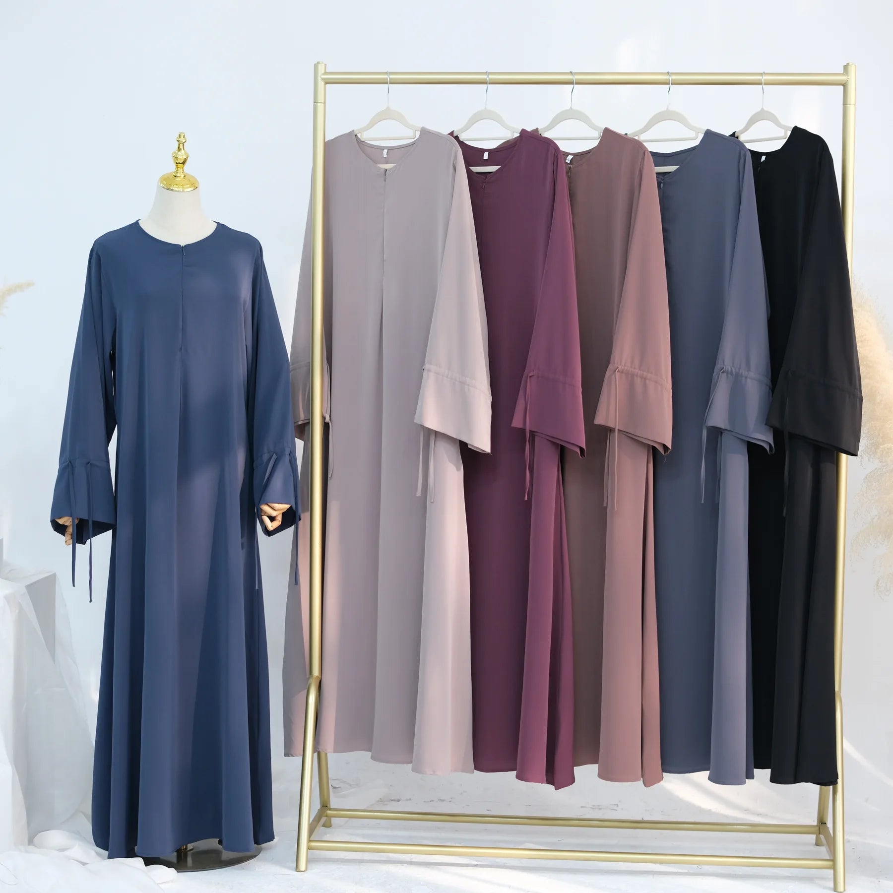 Elegant Dubai Plain Abaya