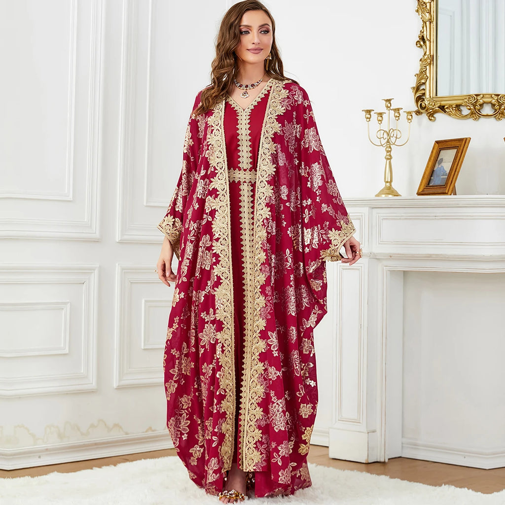 Eid Muslim Party Abaya Dress
