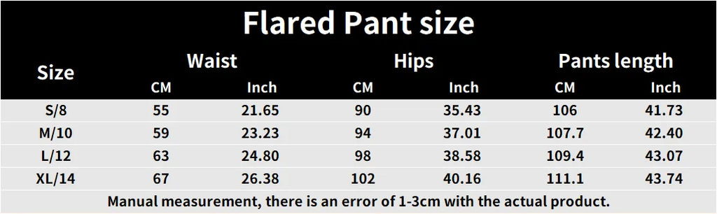 High Waisted Flared Pants