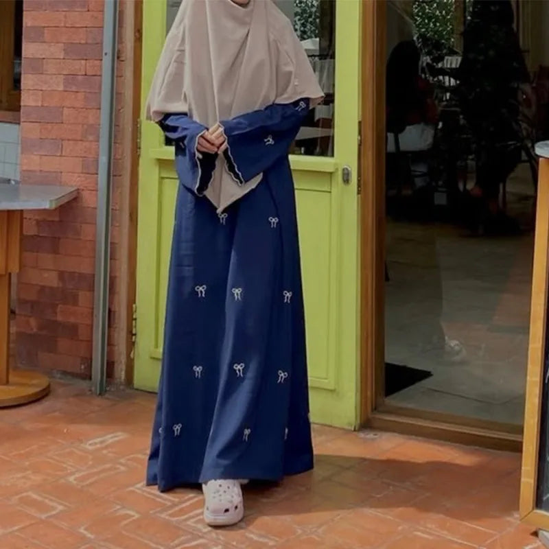 Luxury Butterfly Embroidery Abaya