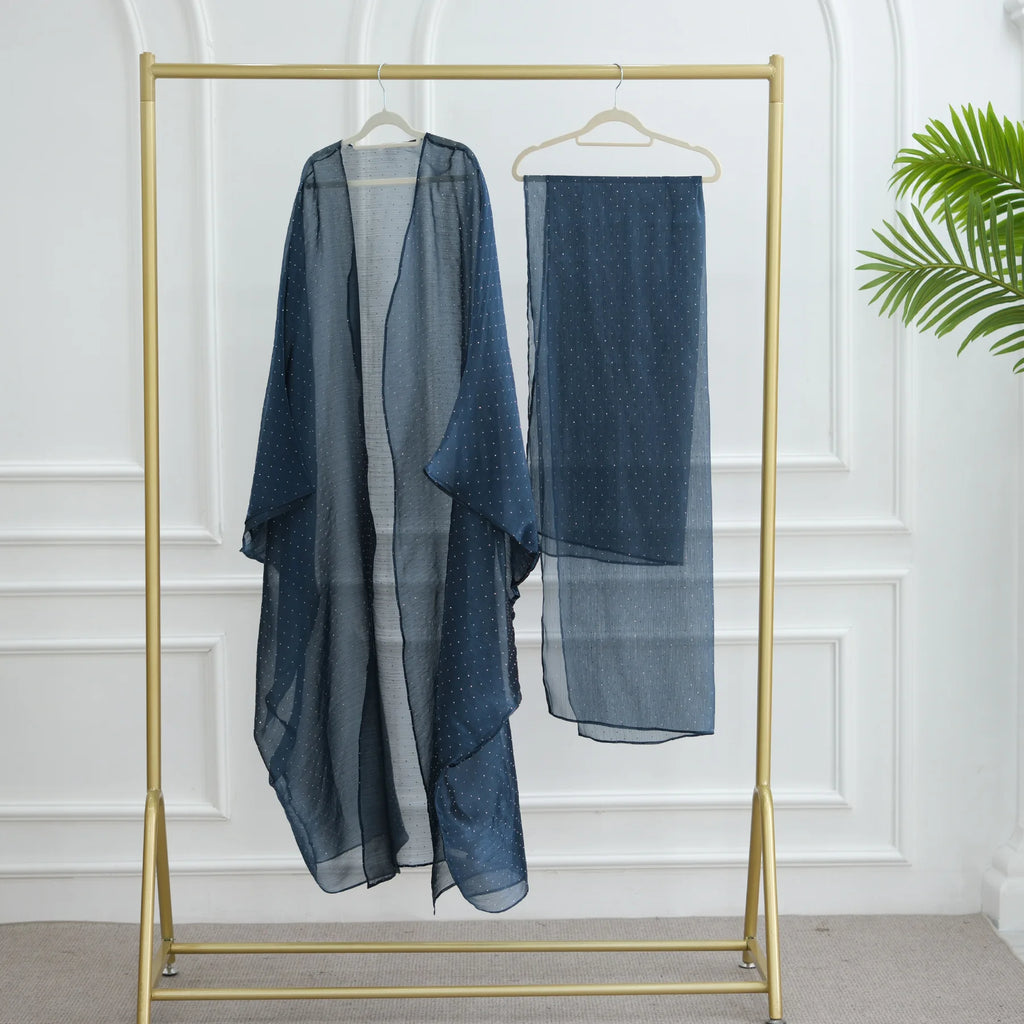 Elegant Abaya and Hijab Set