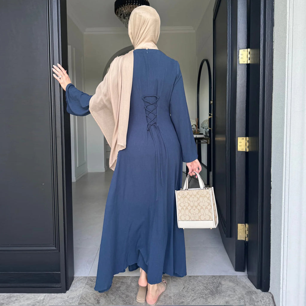 Plain Elegant Abaya Dress