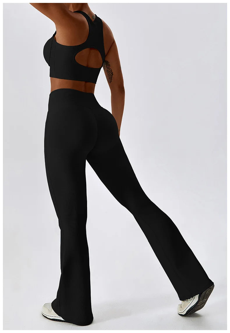 Luxury Stretch Flared Leggings