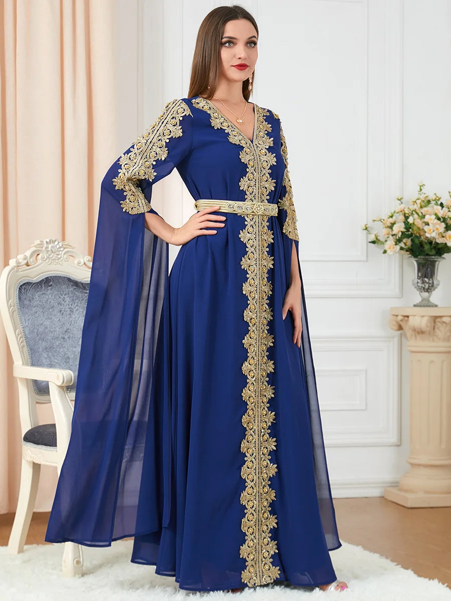 Moroccan Party Abaya Dress