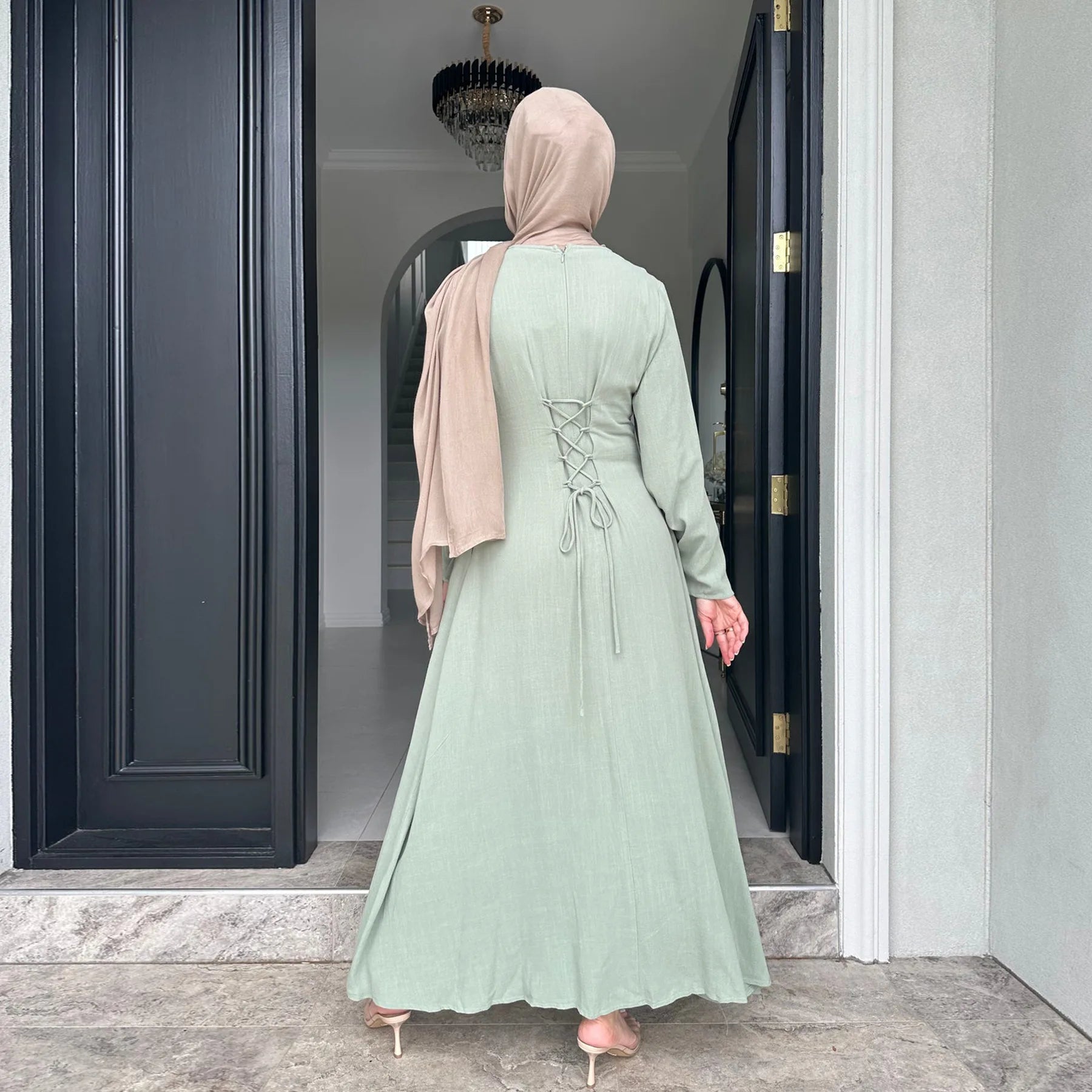 Plain Elegant Abaya Dress
