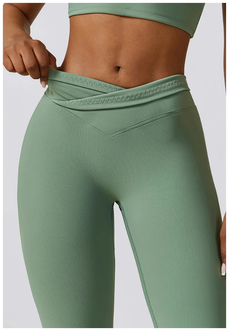 Luxury Stretch Flared Leggings