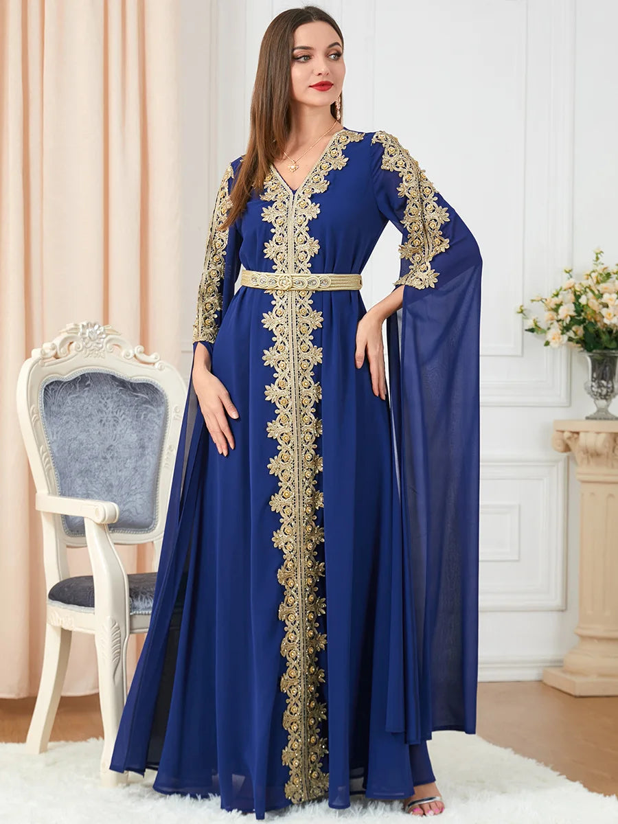 Moroccan Party Abaya Dress
