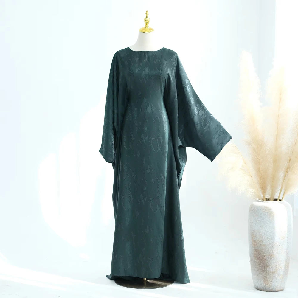 Luxury Satin Abaya Dress
