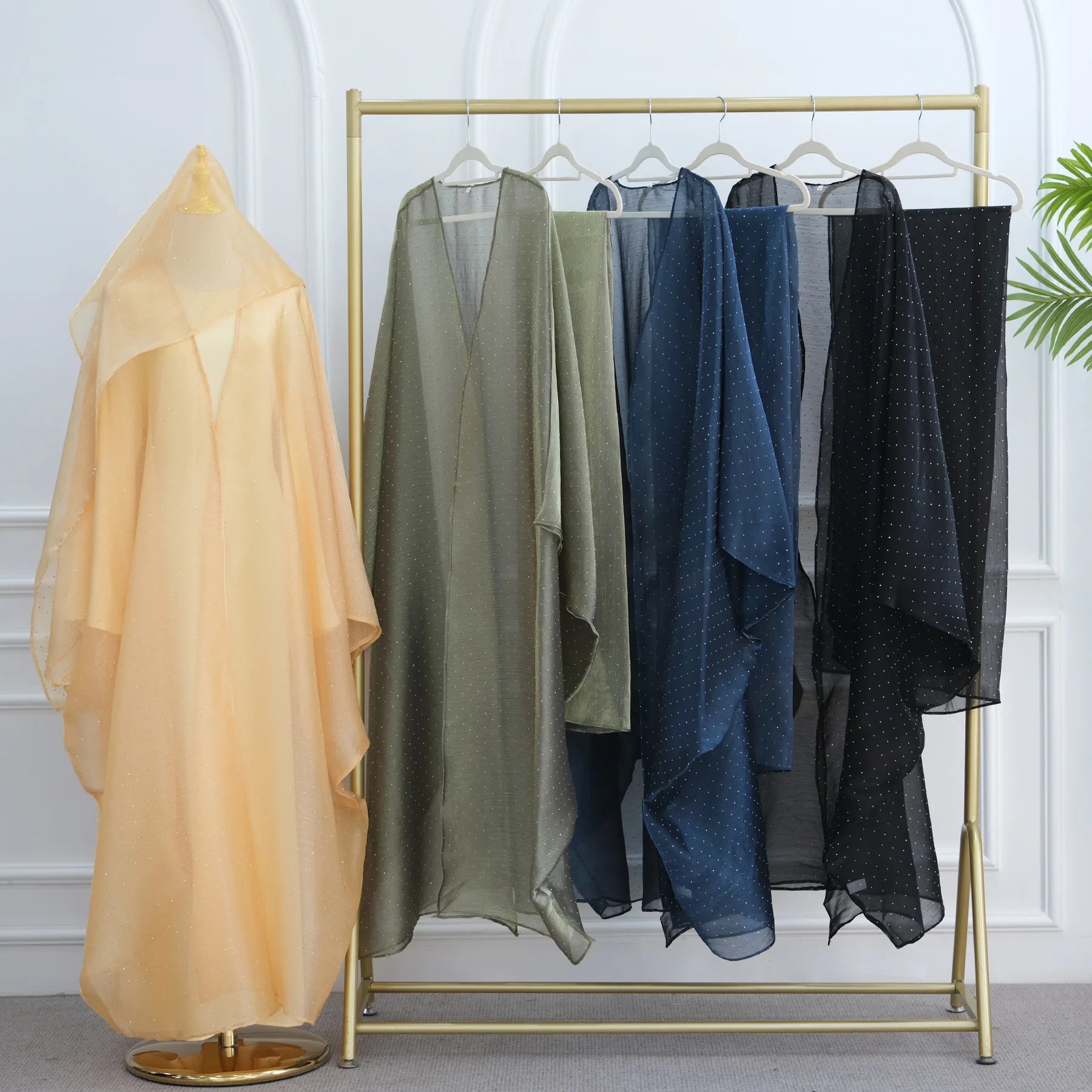 Elegant Abaya and Hijab Set