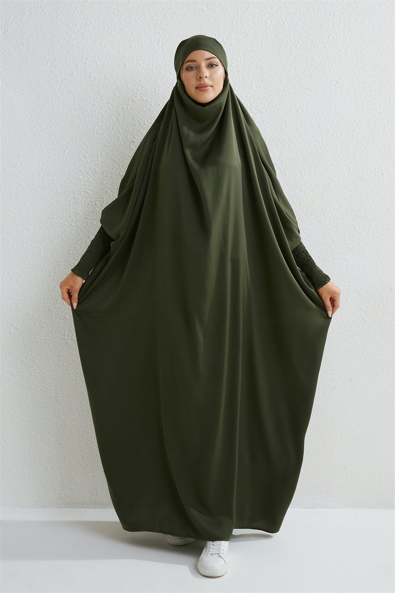 Elegant Hooded Abaya