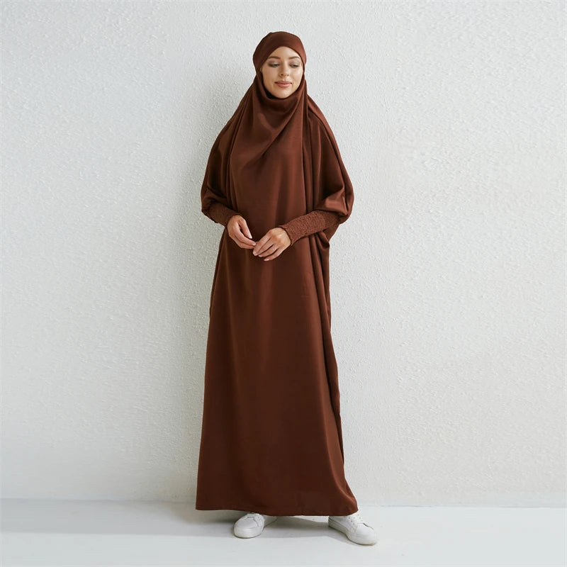 Elegant Hooded Abaya