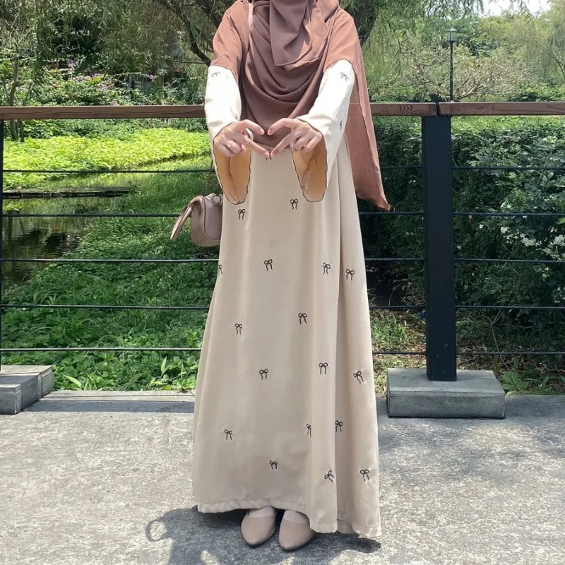 Luxury Butterfly Embroidery Abaya