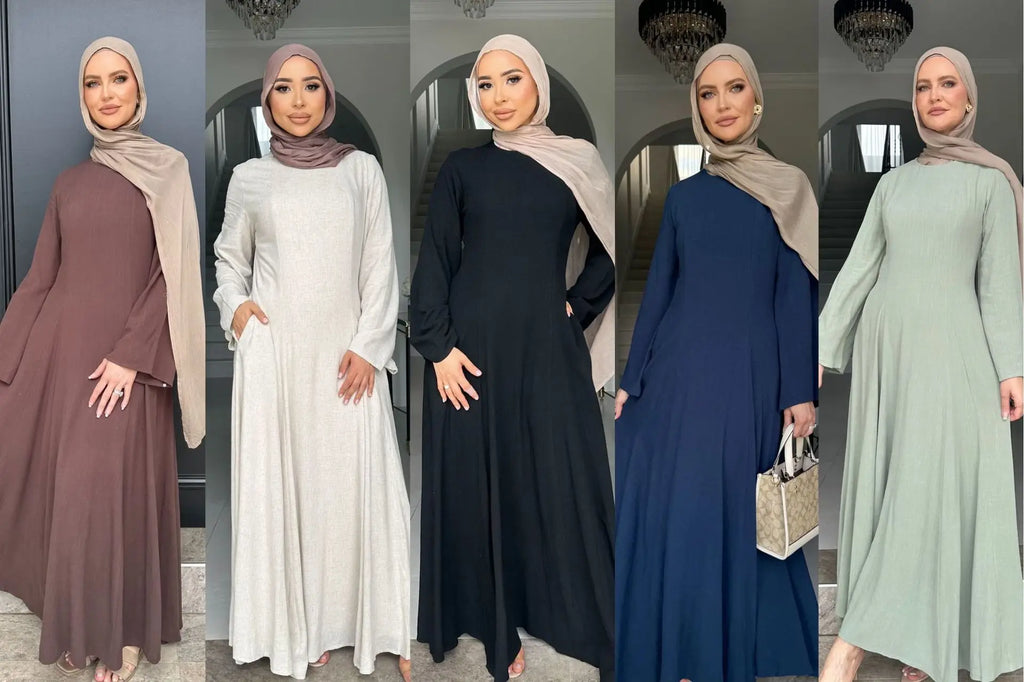 Plain Elegant Abaya Dress