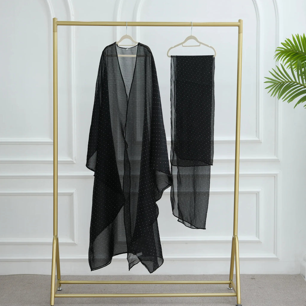 Elegant Abaya and Hijab Set