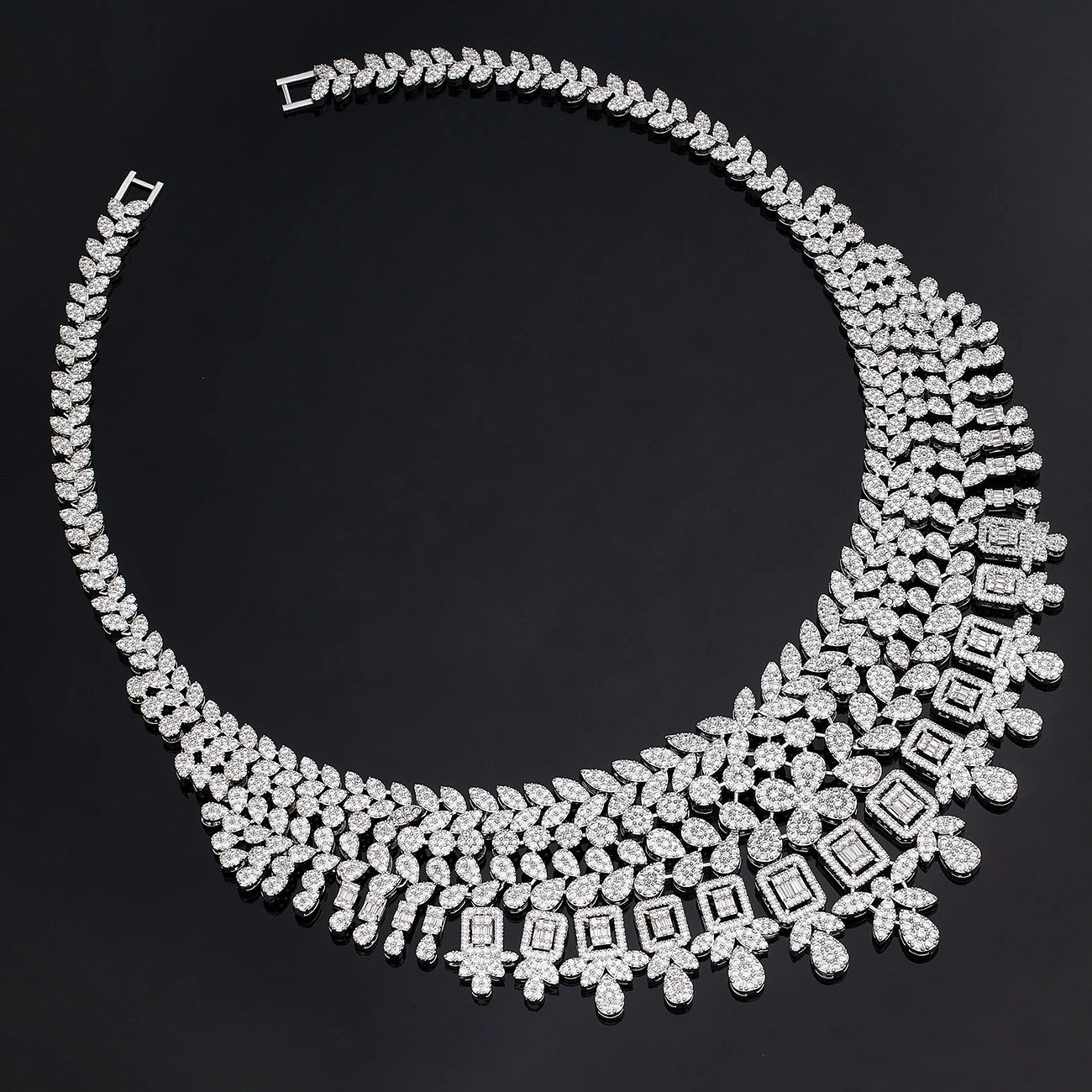 Luxury 4 Piece Cubic Zirconia Bridal Jewelry Set