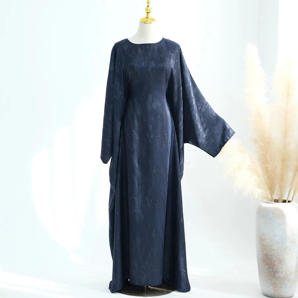 Luxury Satin Abaya Dress