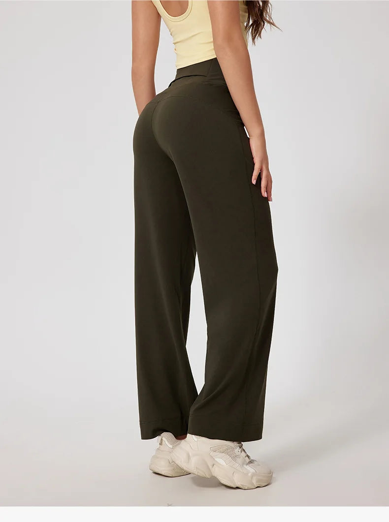 High Waisted Flared Pants