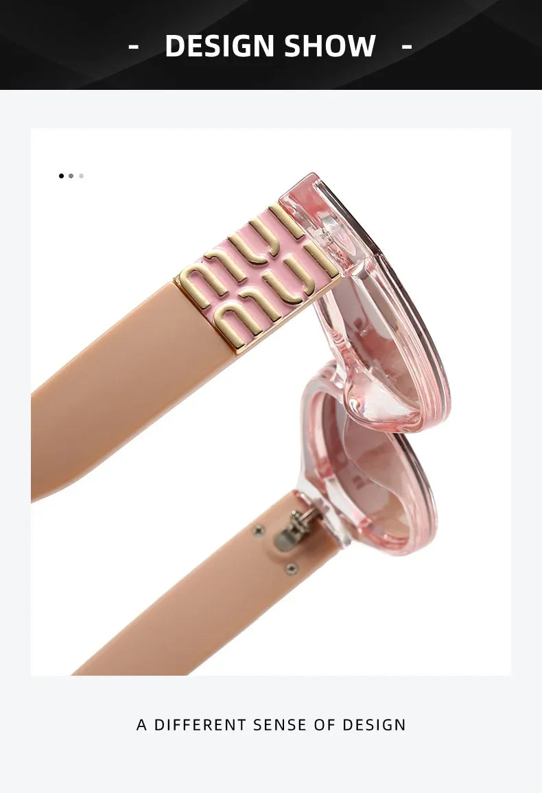 Luxury Small Frame Cat-Eye Sunglasses