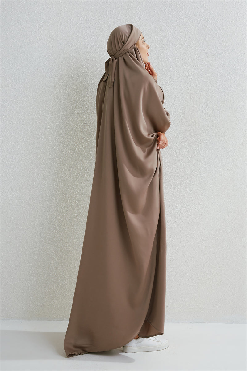 Elegant Hooded Abaya