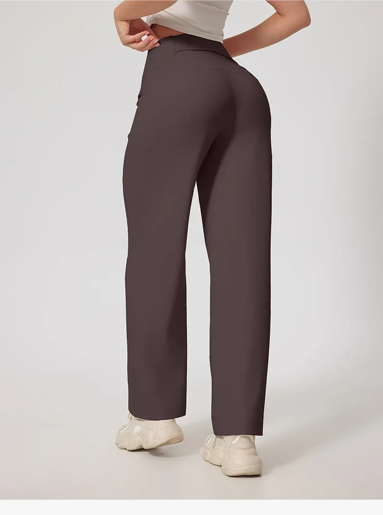 High Waisted Flared Pants