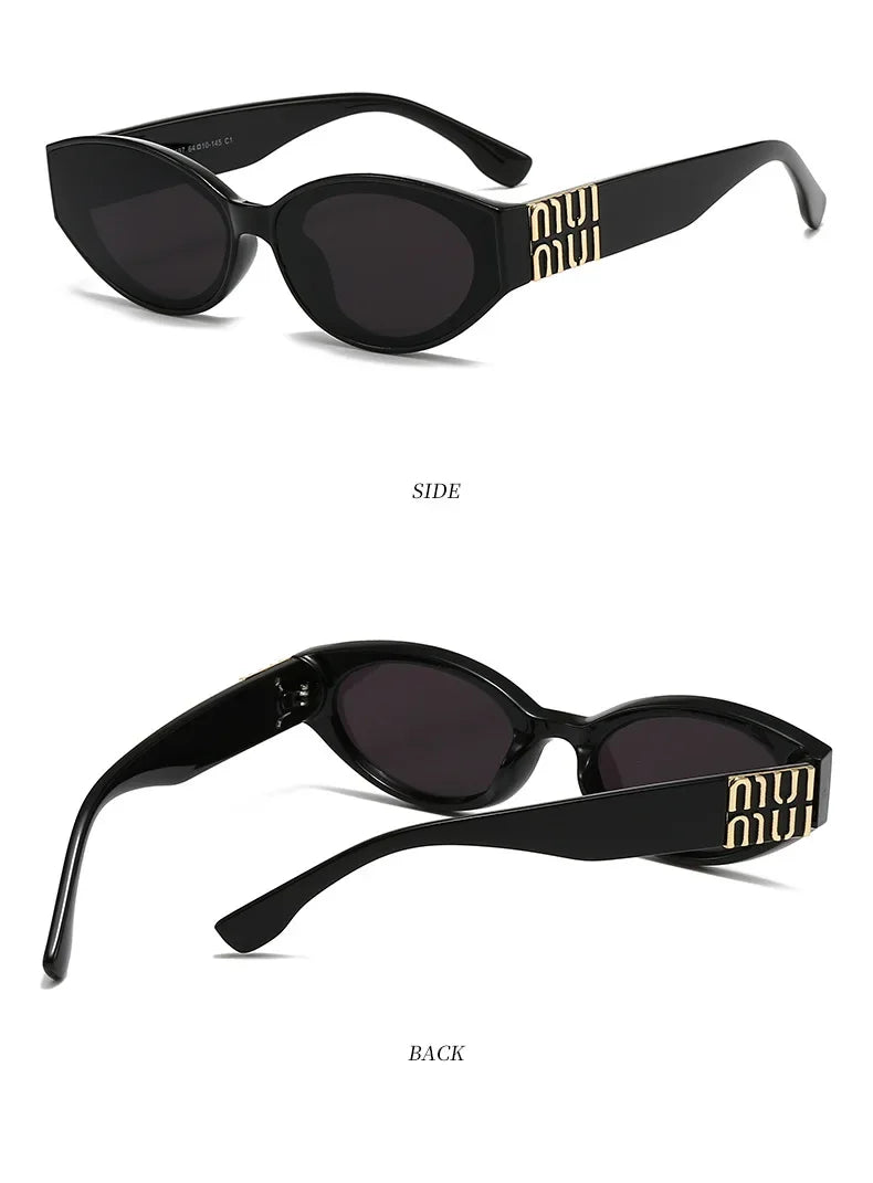 Luxury Small Frame Cat-Eye Sunglasses