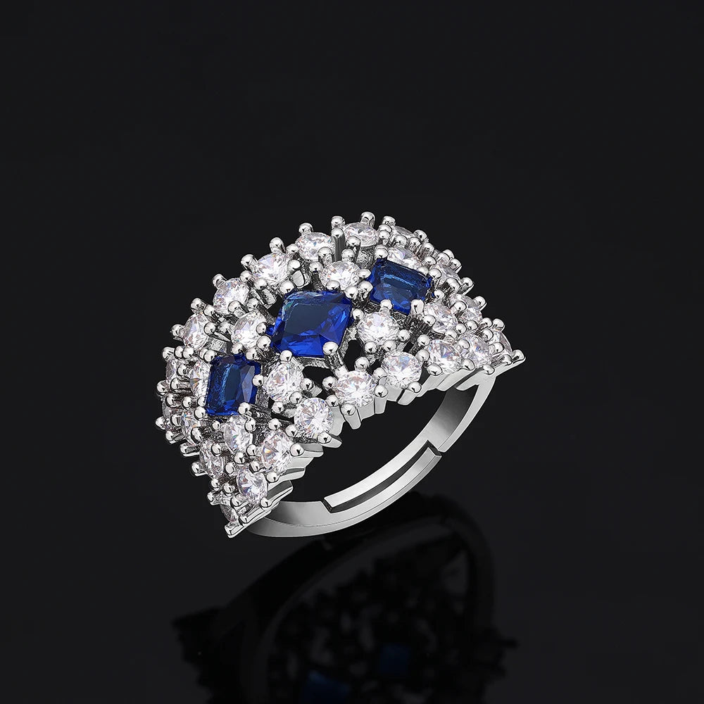 2025 Luxury Zirconia Bridal Jewelry Set