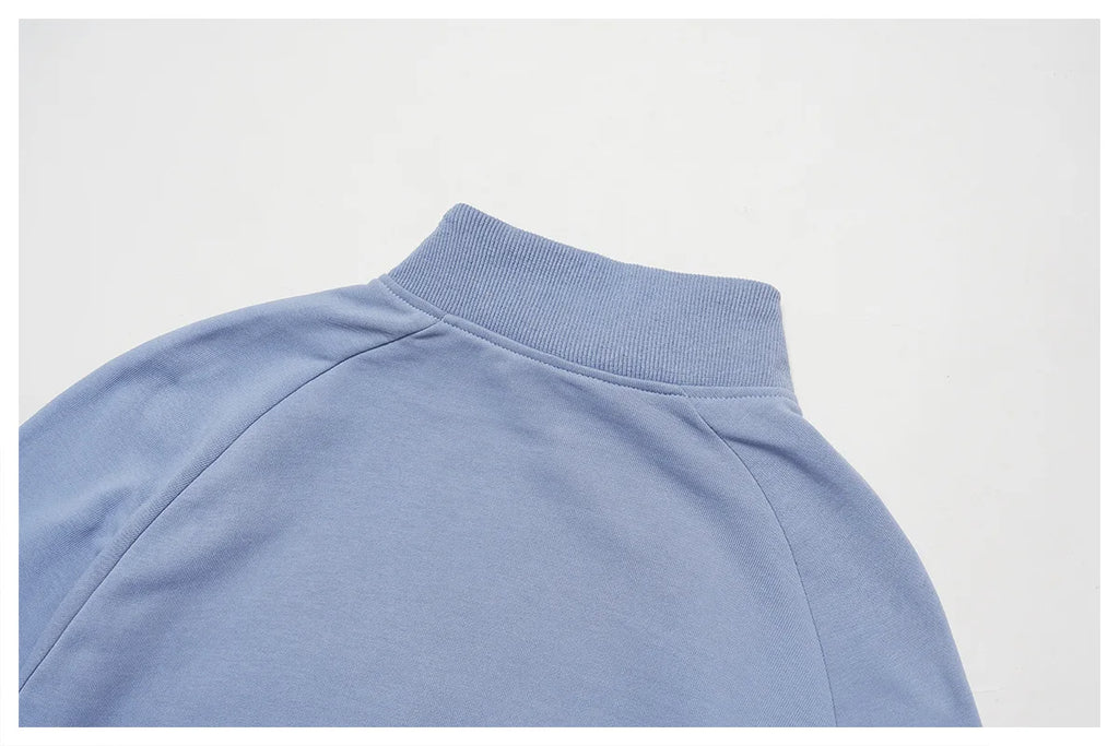 Loose Fit Zip Up Sports Jacket