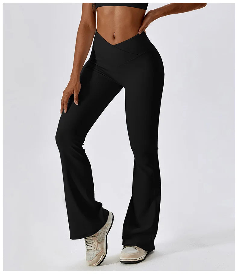Luxury Stretch Flared Leggings