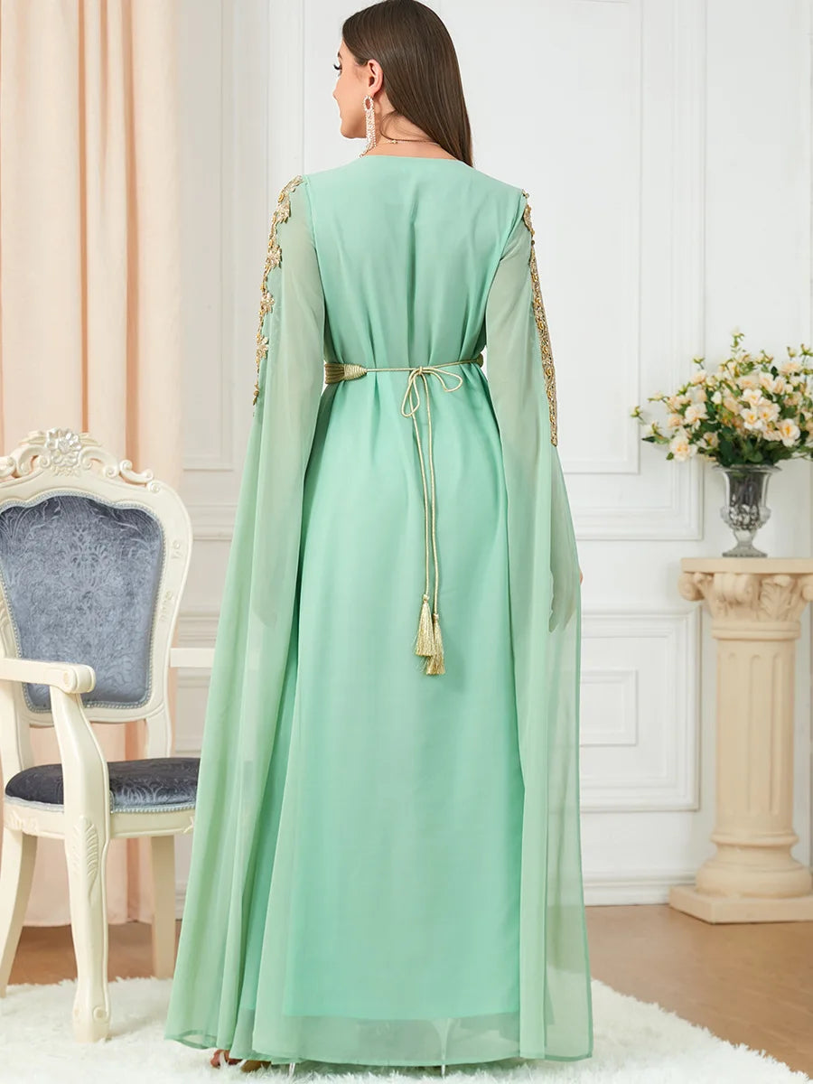 Moroccan Party Abaya Dress