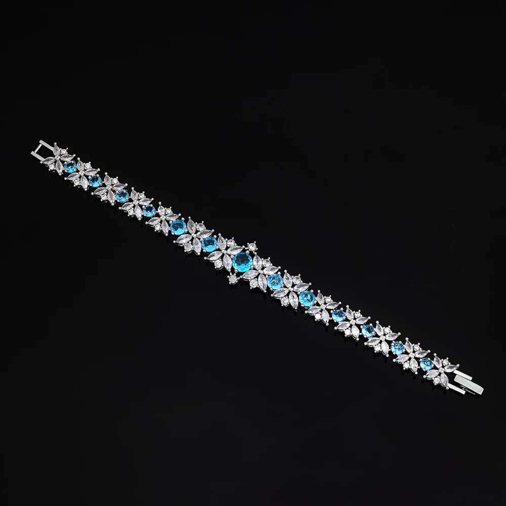 2025 Luxury Zirconia Bridal Jewelry Set