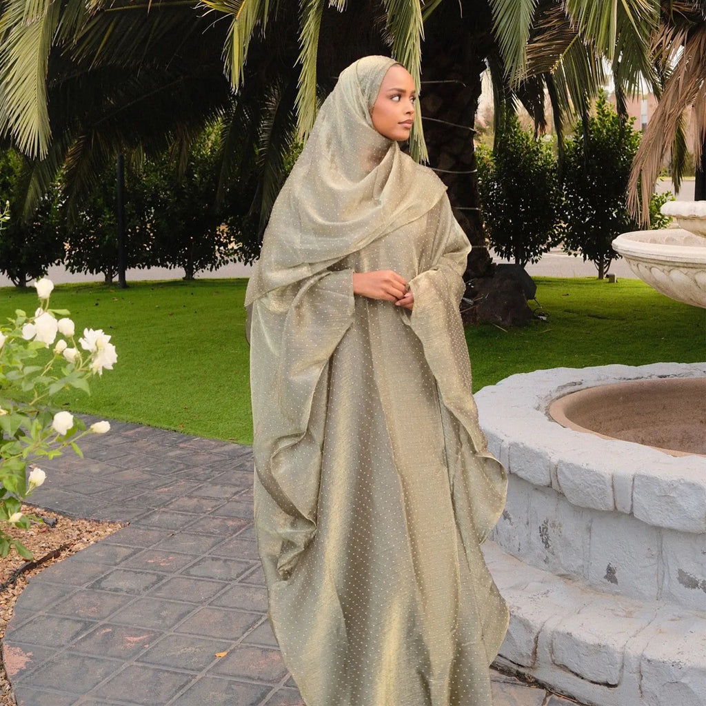 Elegant Abaya and Hijab Set