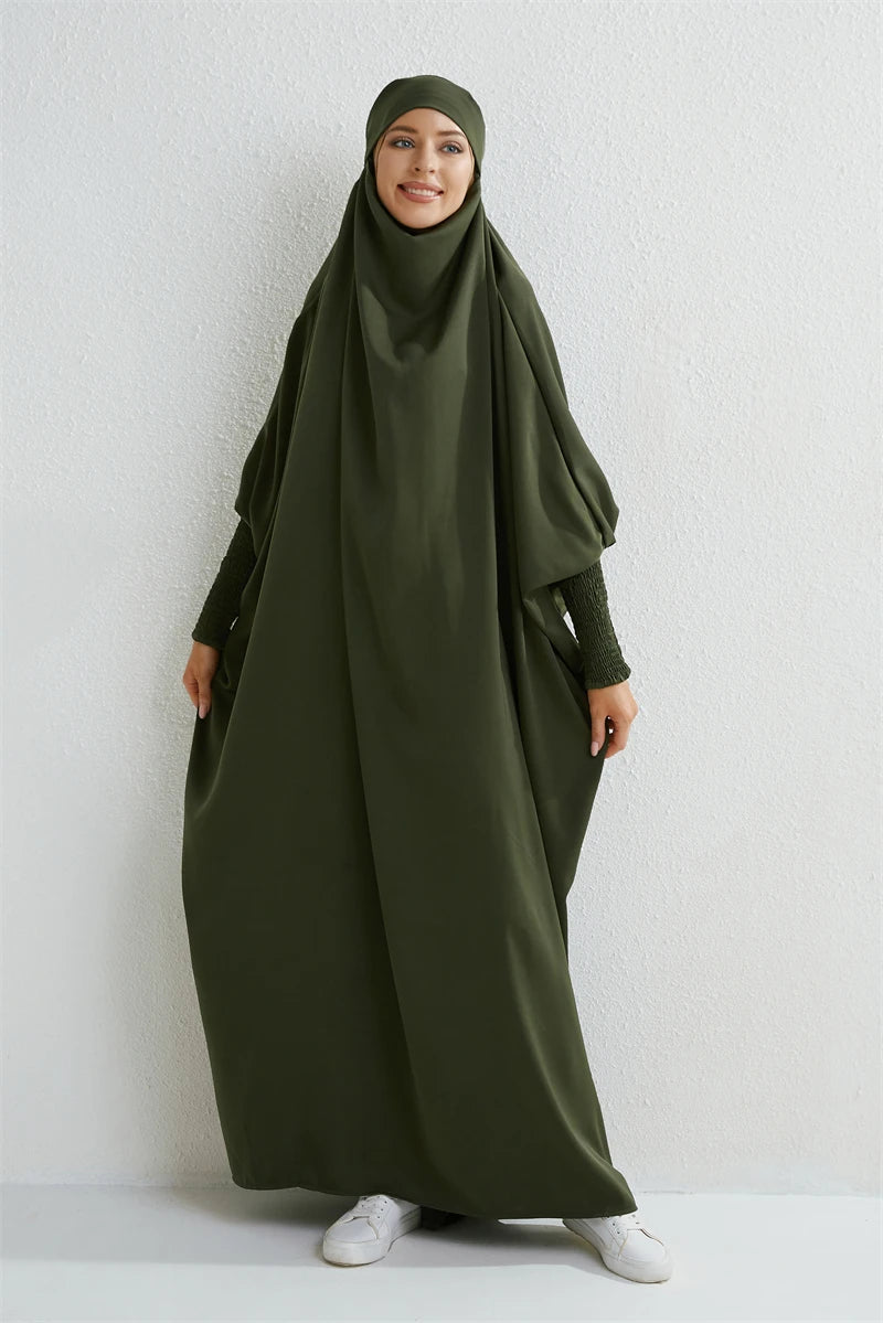 Elegant Hooded Abaya