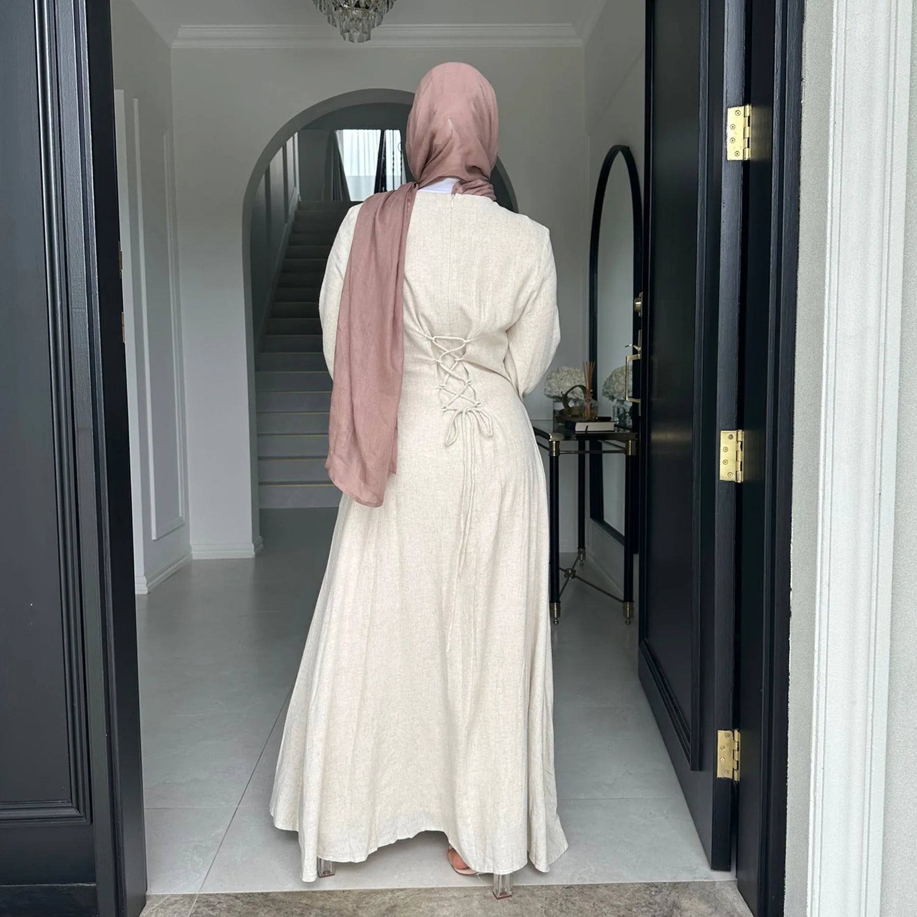 Plain Elegant Abaya Dress