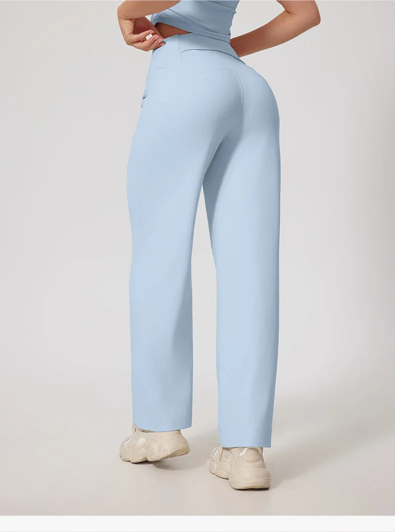 High Waisted Flared Pants