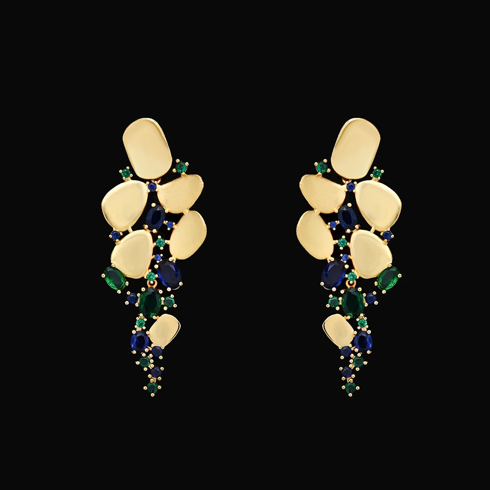 Dubai Saudi Arabia Gold Plated 4 Piece Pendant Jewelry Set