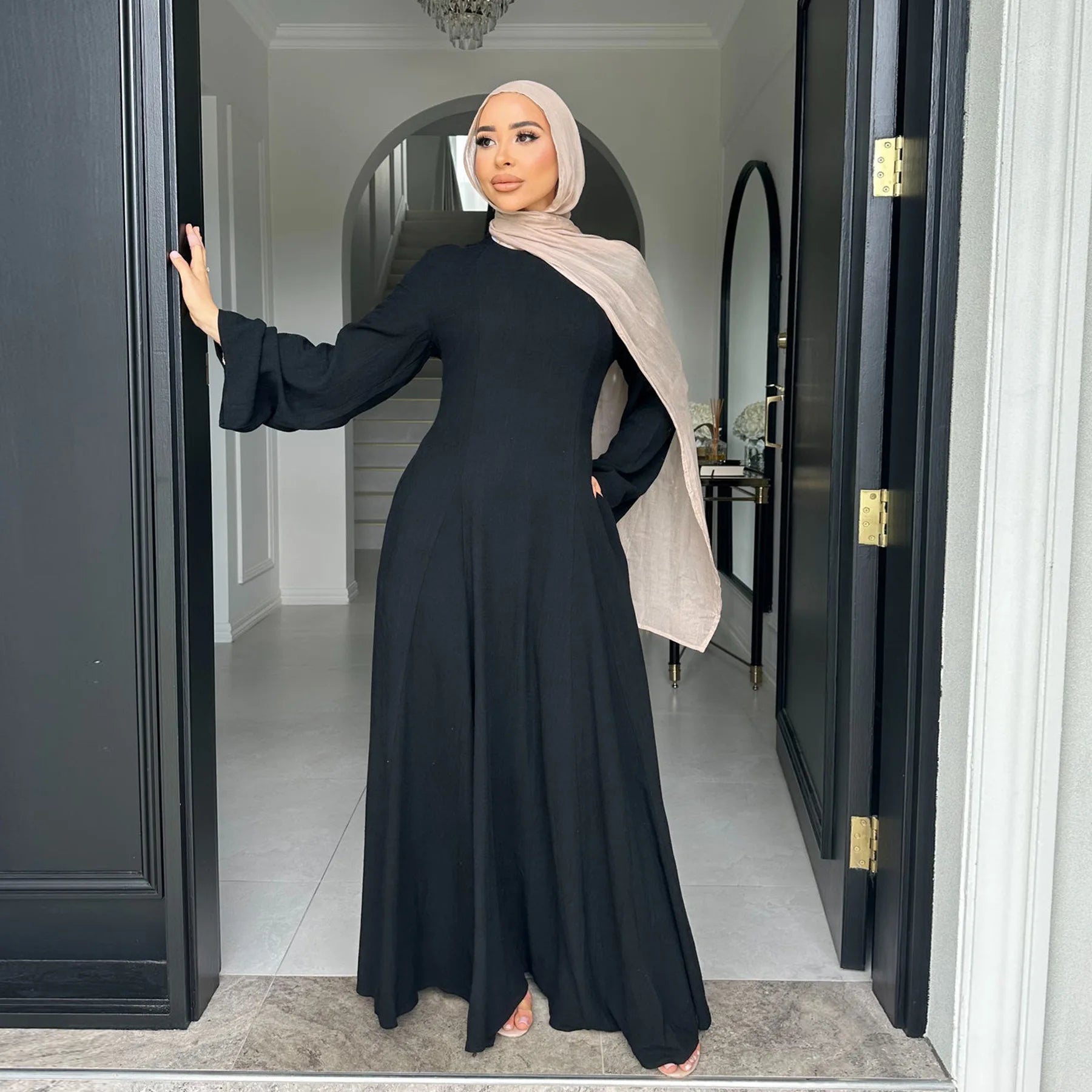 Plain Elegant Abaya Dress