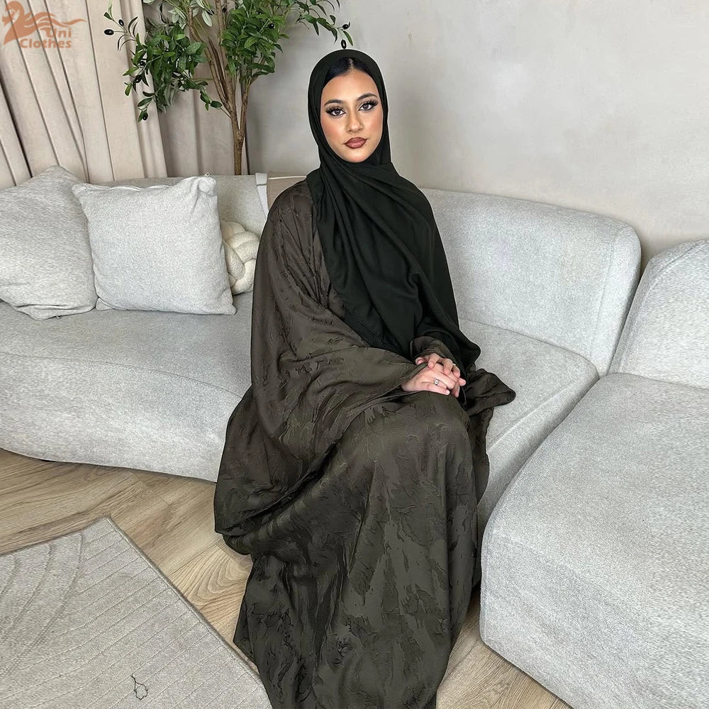 Luxury Satin Abaya Dress