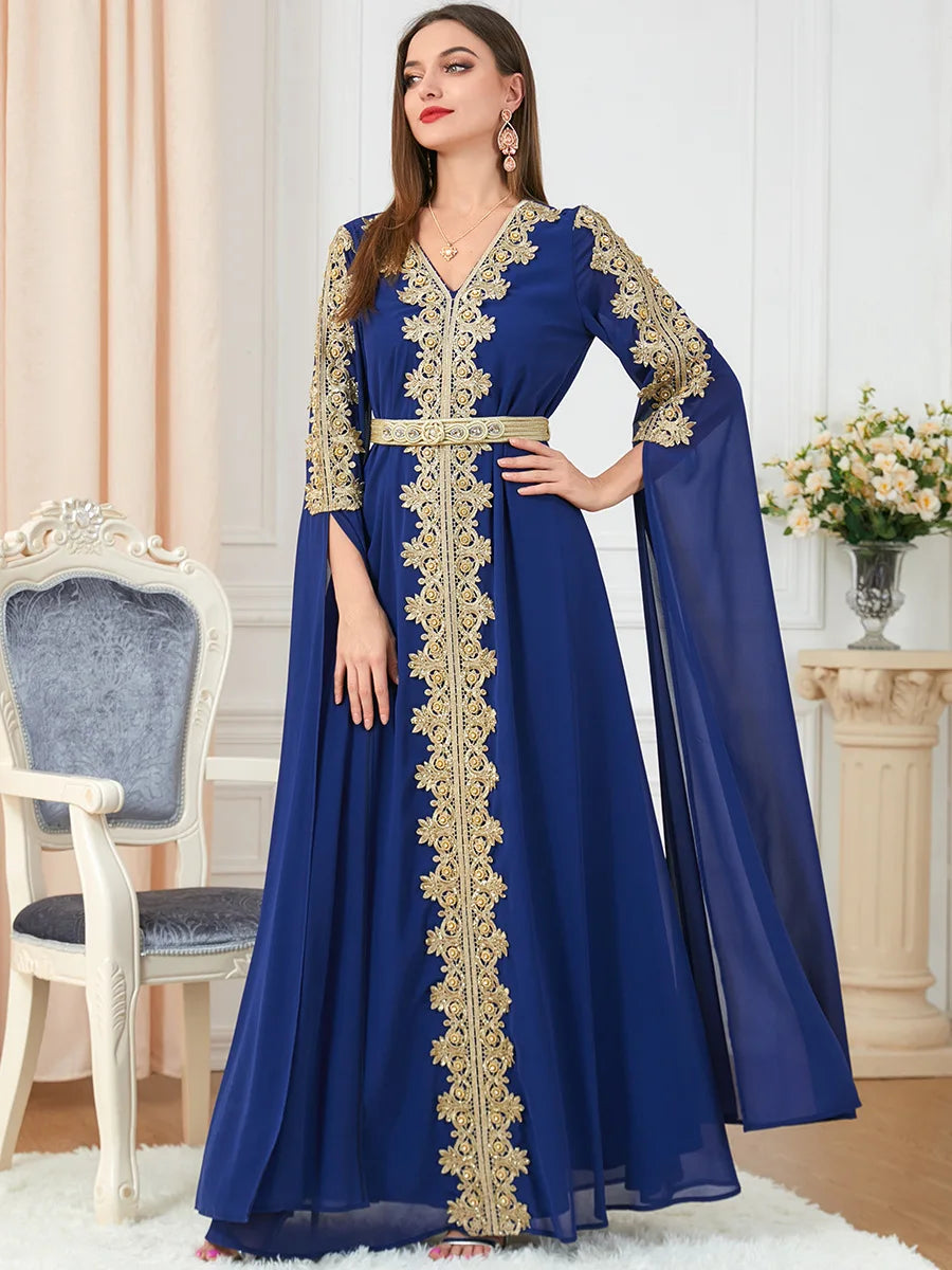 Moroccan Party Abaya Dress