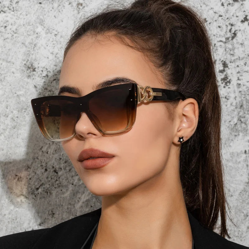 Oversized Cat Eye Sunglasses