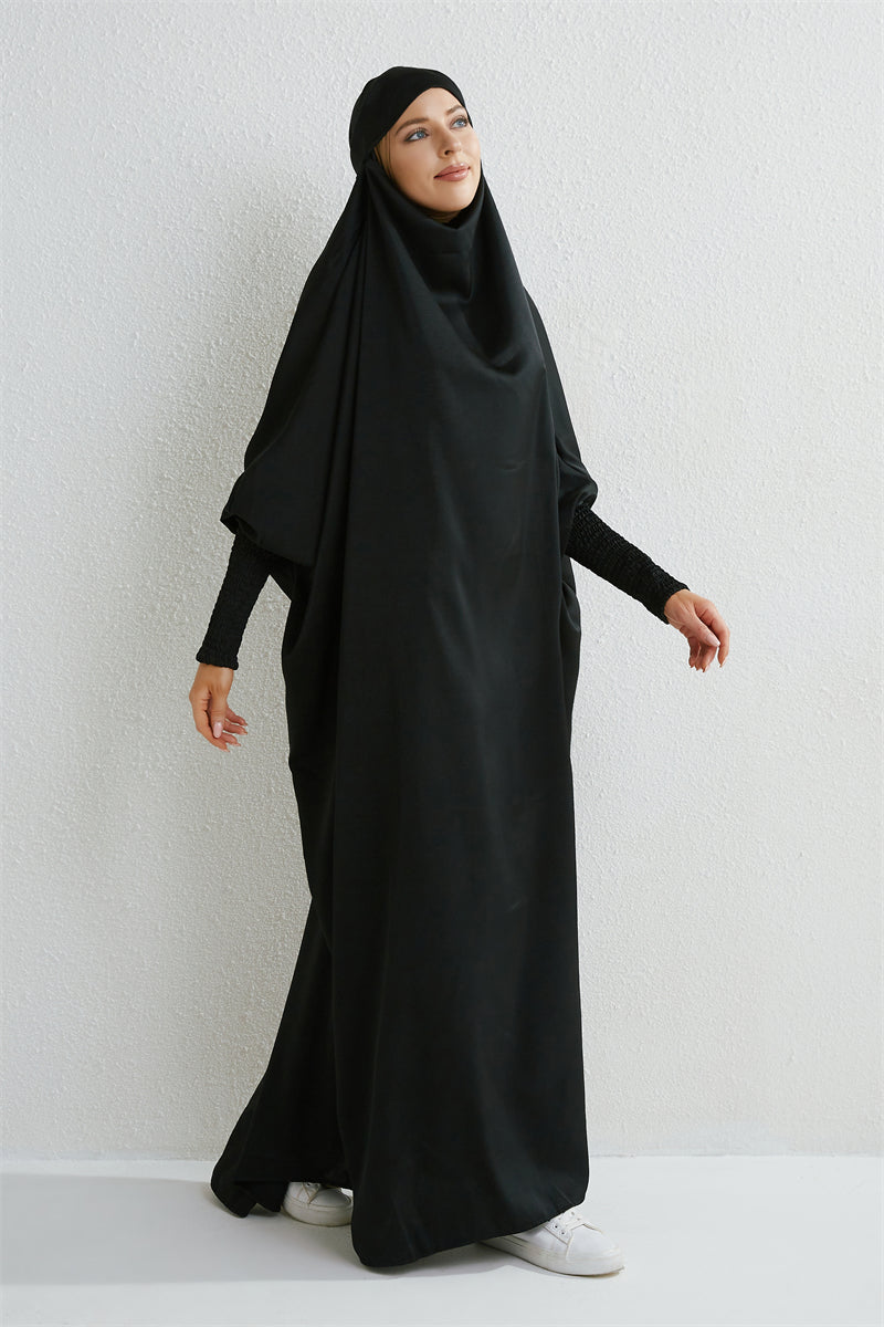 Elegant Hooded Abaya