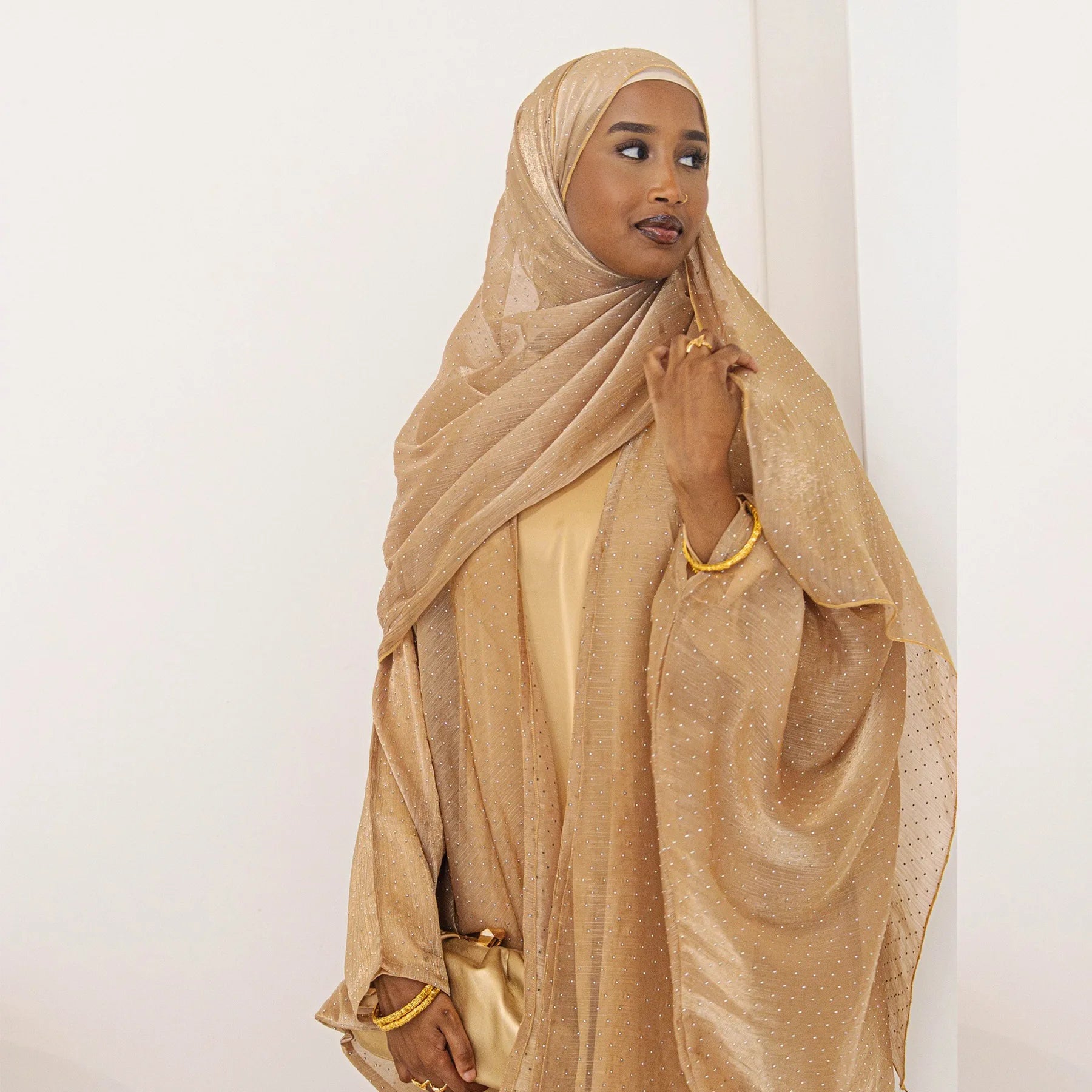 Elegant Abaya and Hijab Set