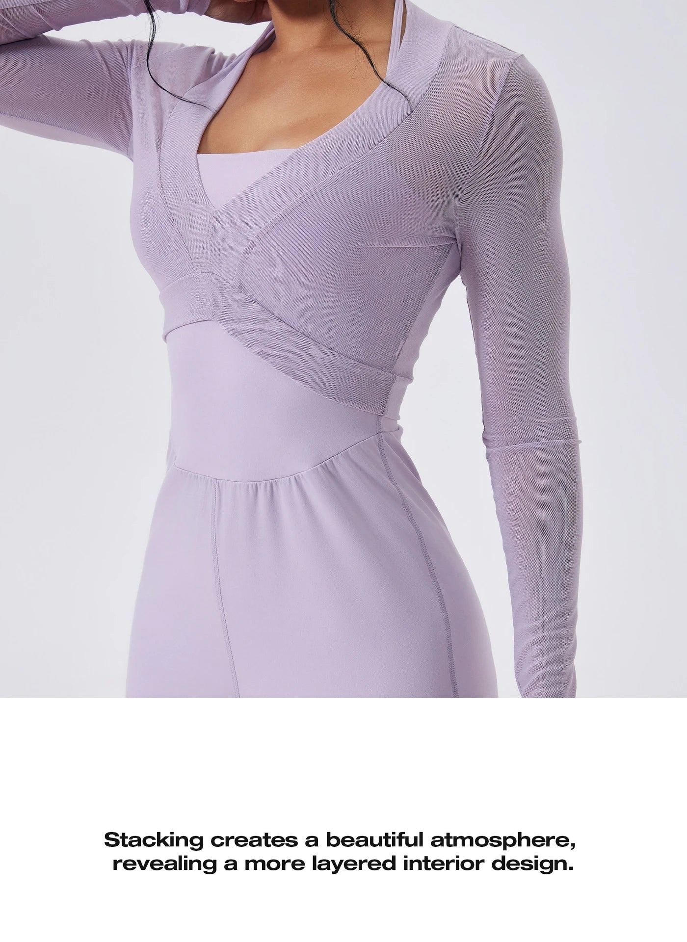 Luxury Seamless Long-Sleeve Yoga Jumpsuit