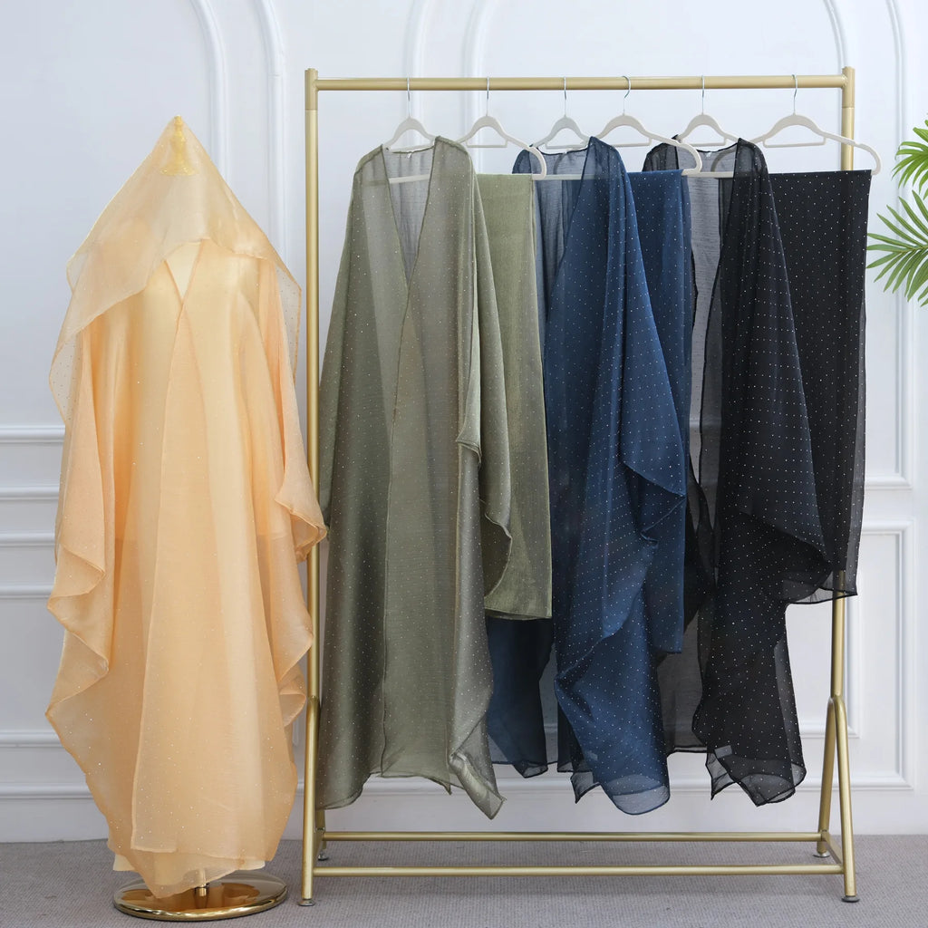 Elegant Abaya and Hijab Set