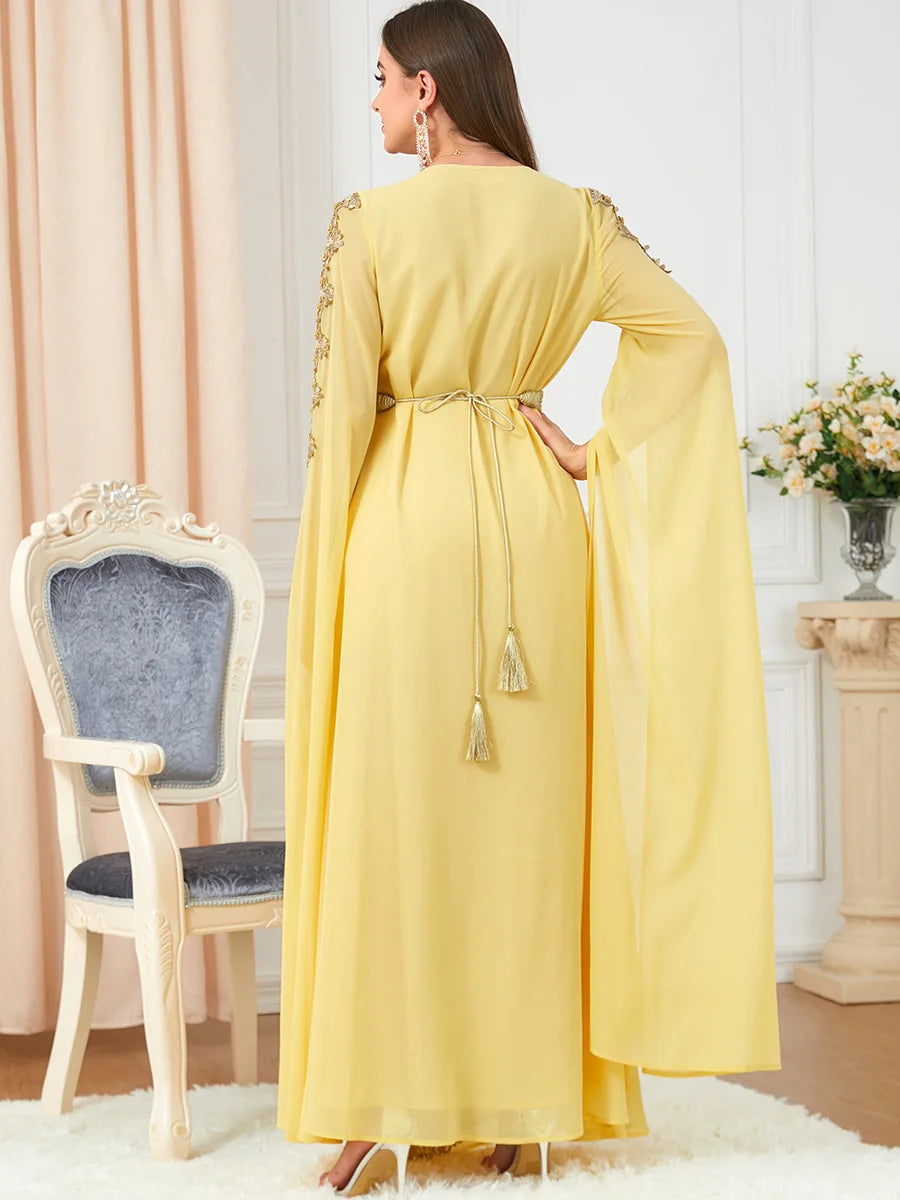 Moroccan Party Abaya Dress