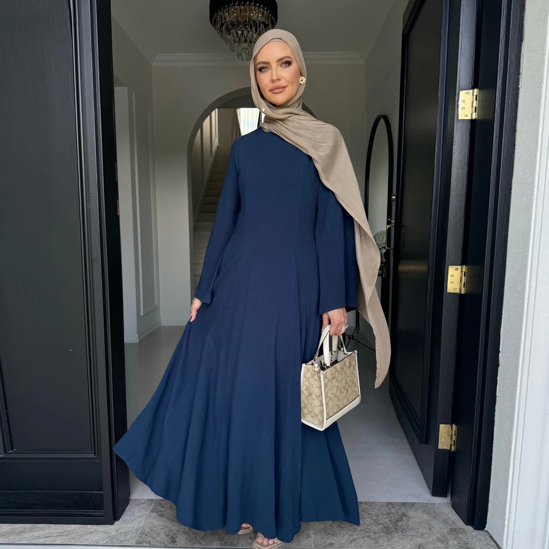 Plain Elegant Abaya Dress