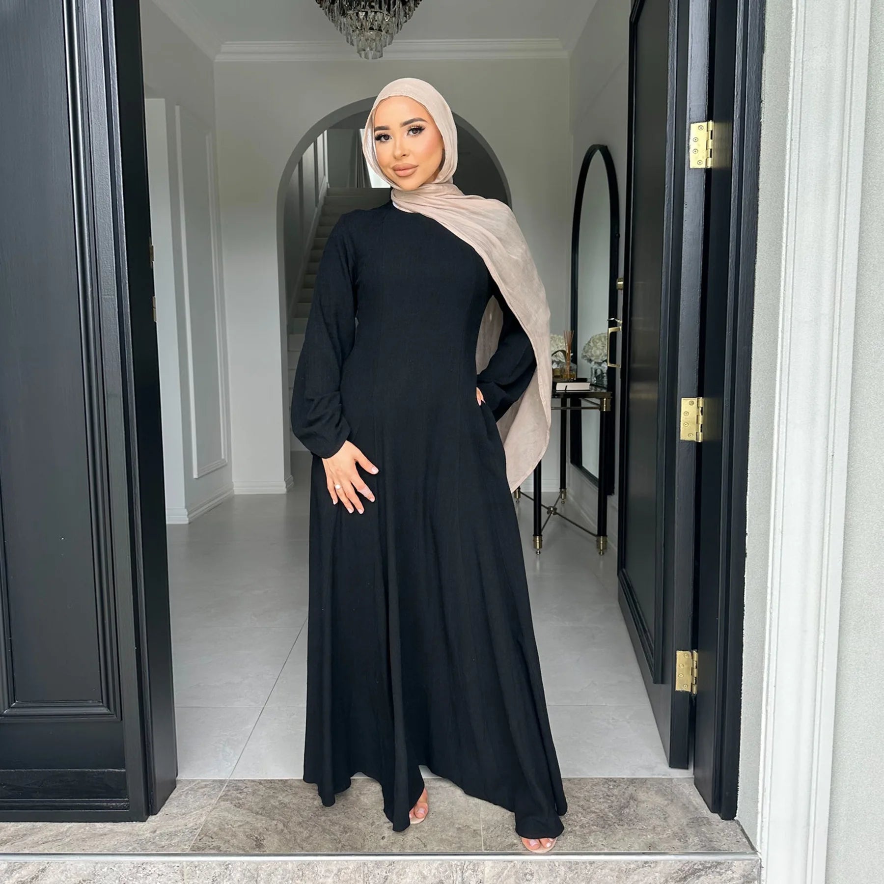 Plain Elegant Abaya Dress