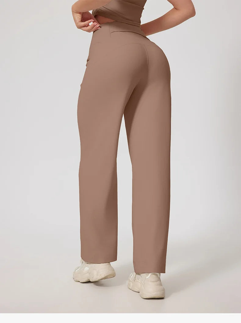 High Waisted Flared Pants