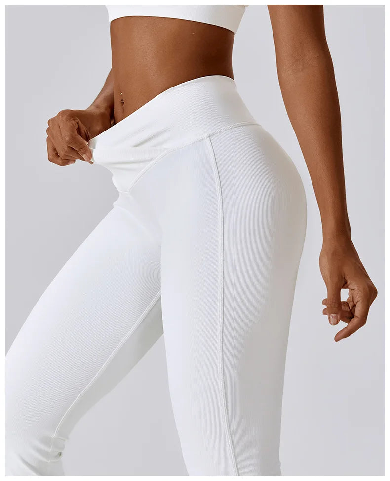 Luxury Stretch Flared Leggings