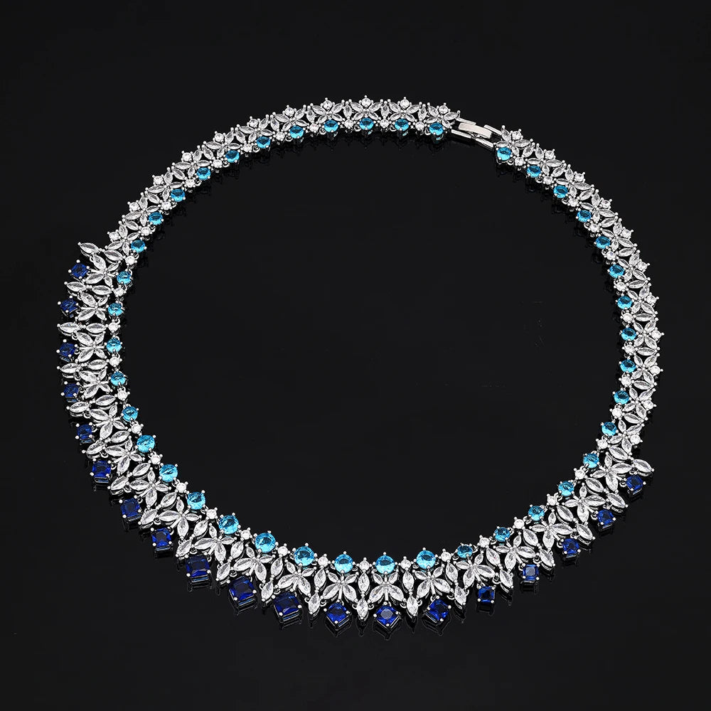 2025 Luxury Zirconia Bridal Jewelry Set