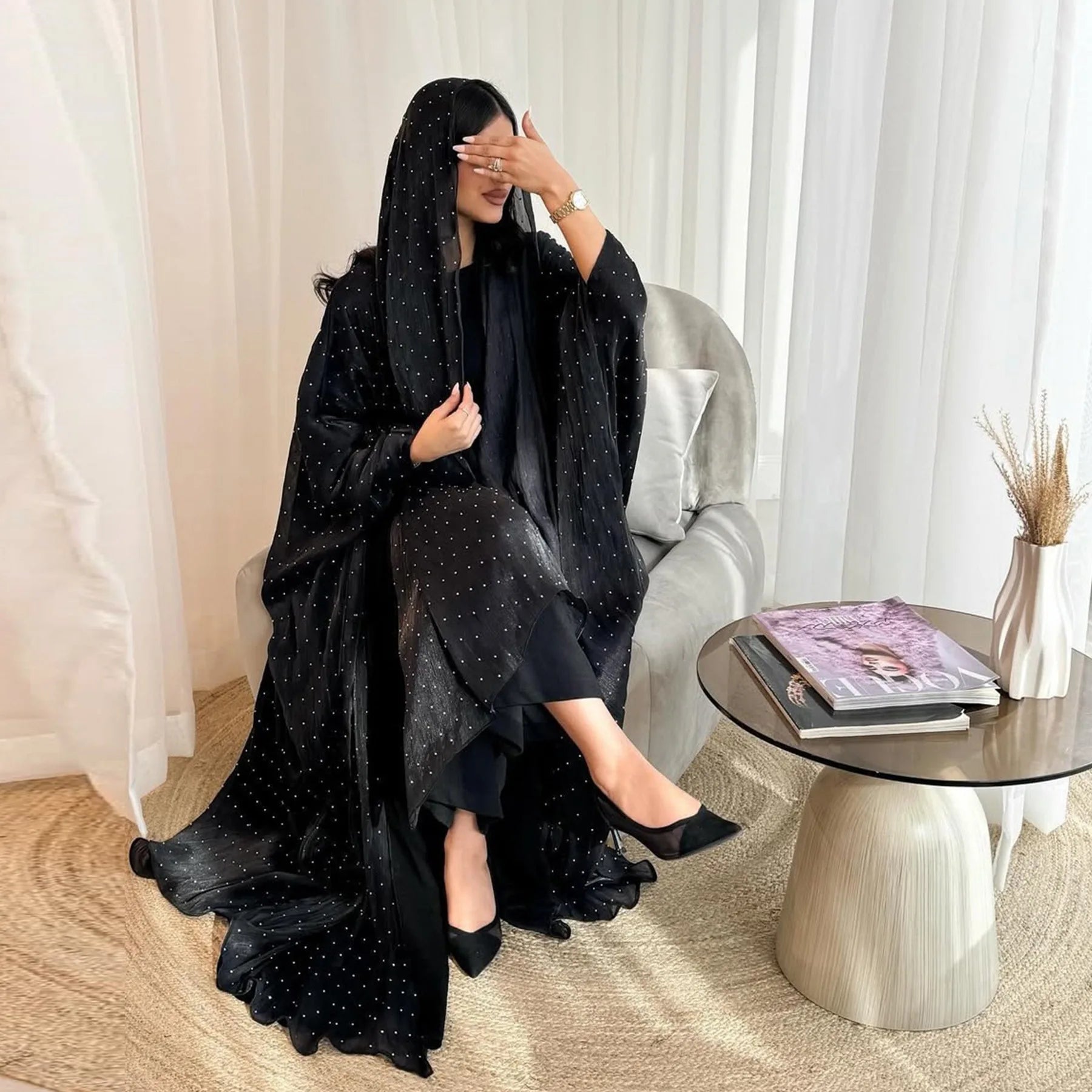 Elegant Abaya and Hijab Set
